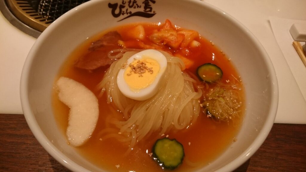 Morioka Cold Noodles at Pyonpyonsha Yurakucho