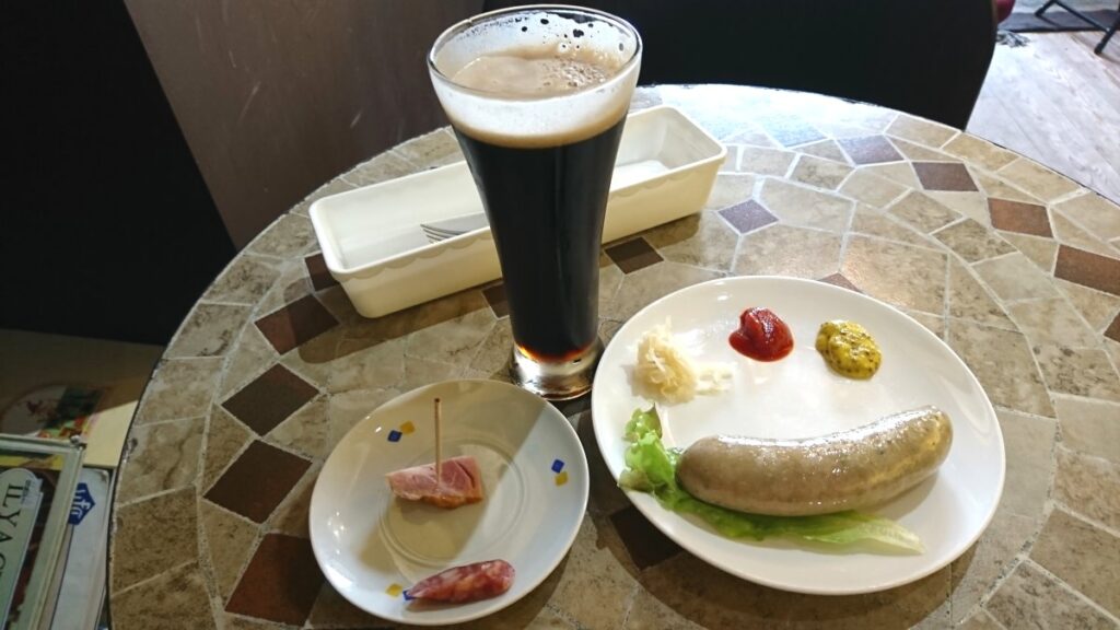 Sausage and beer