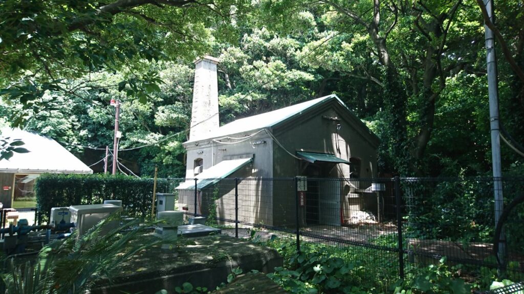 Power plant on the island