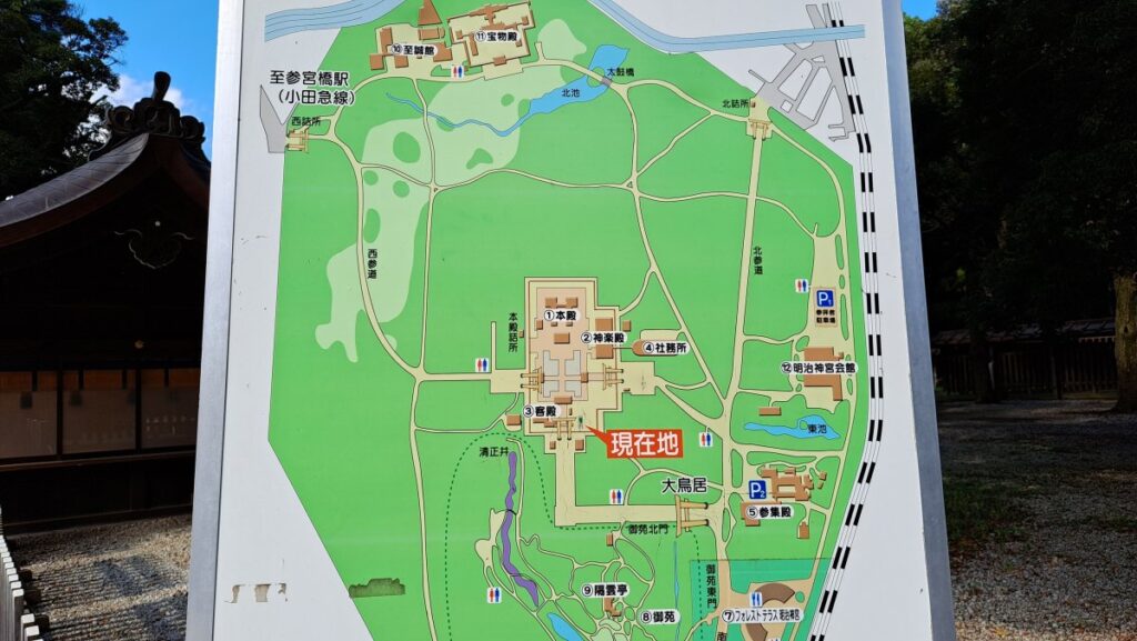 Meiji Jingu Map