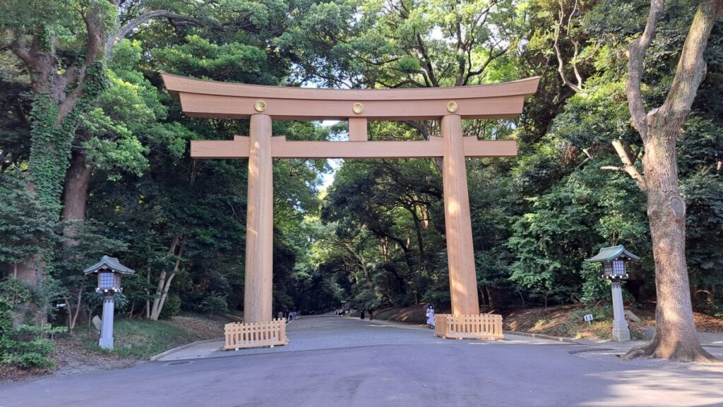The Great Torii Gate at Meiji Jingu Shrine