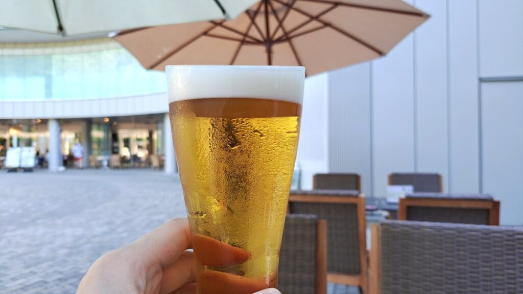 Beer at the Forest Terrace Restaurant