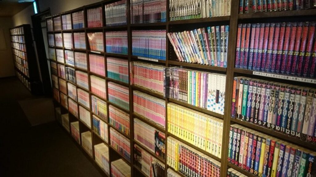 Manga shelf