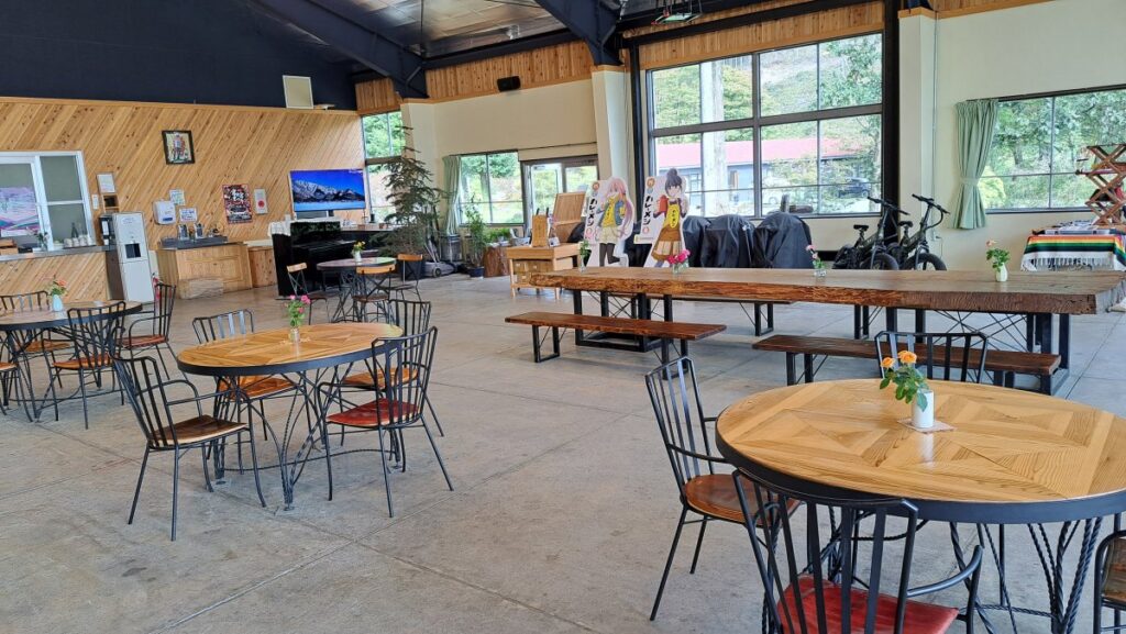 Inside the restaurant