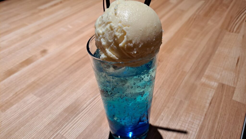 Blue Hawaii and Ice Cream