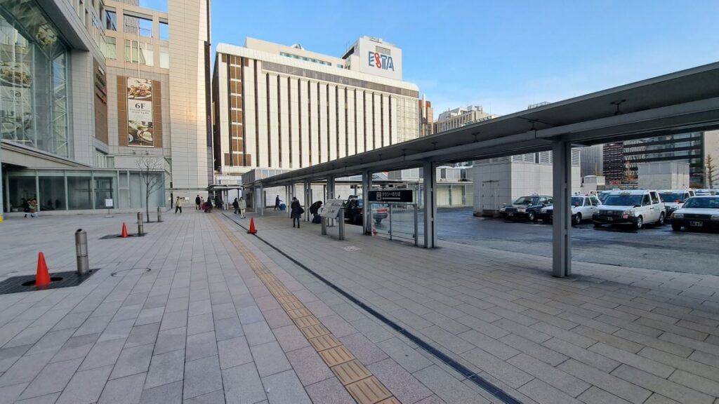 Sapporo Station taxi stand