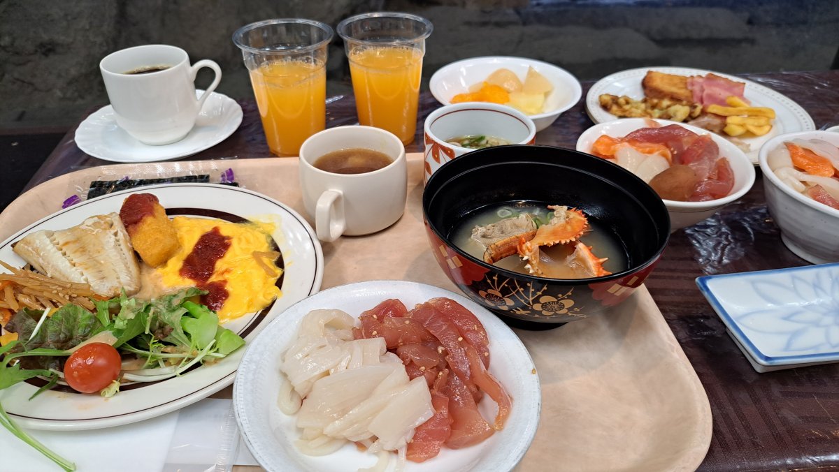 Example of breakfast plating