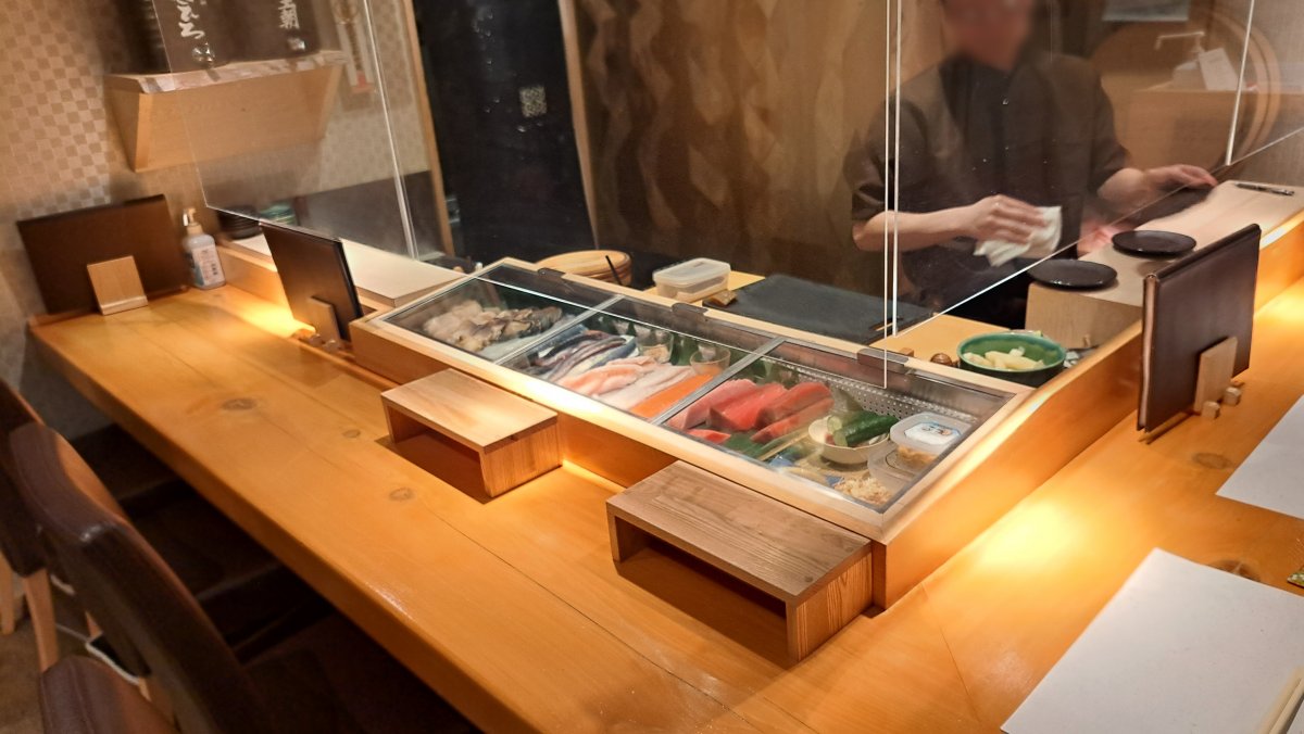 Interior of Chokotto Sushi Bettei