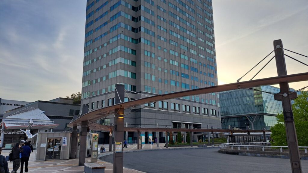 Heading from Morioka Station toward the Marios commercial building.
