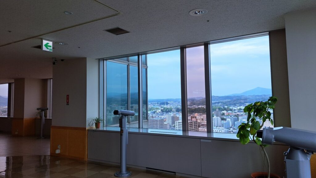 A view of the Marios Observation Deck