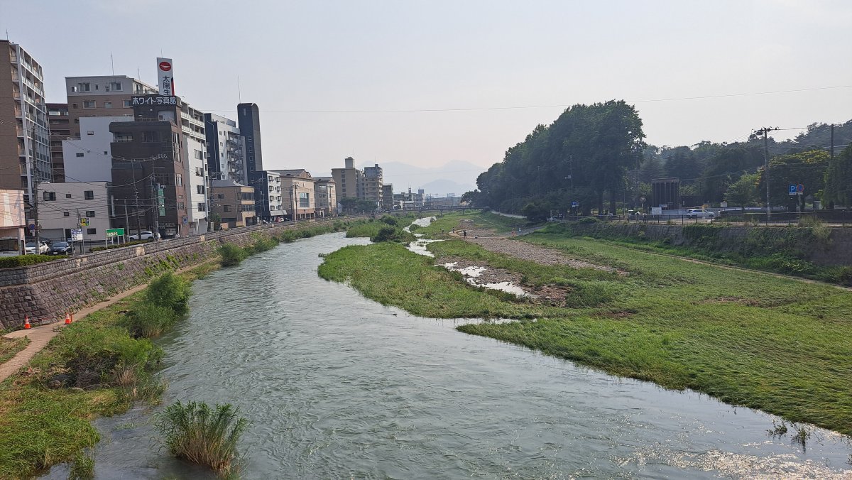 Iwate Park and the Nakatsu River