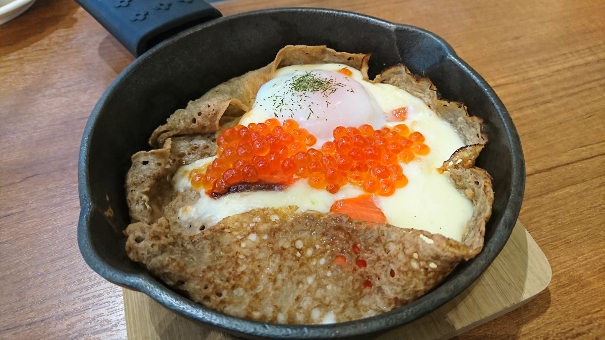 Galette as a main dish