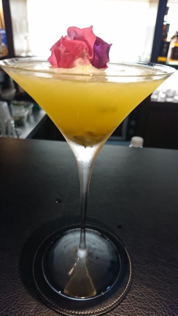 Passion fruit cocktail