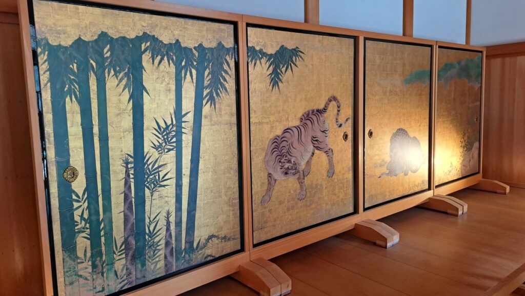 "Leopards and Tigers in a Bamboo Grove" (reconstruction).