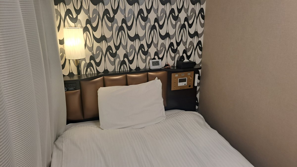 The room is incredibly small.