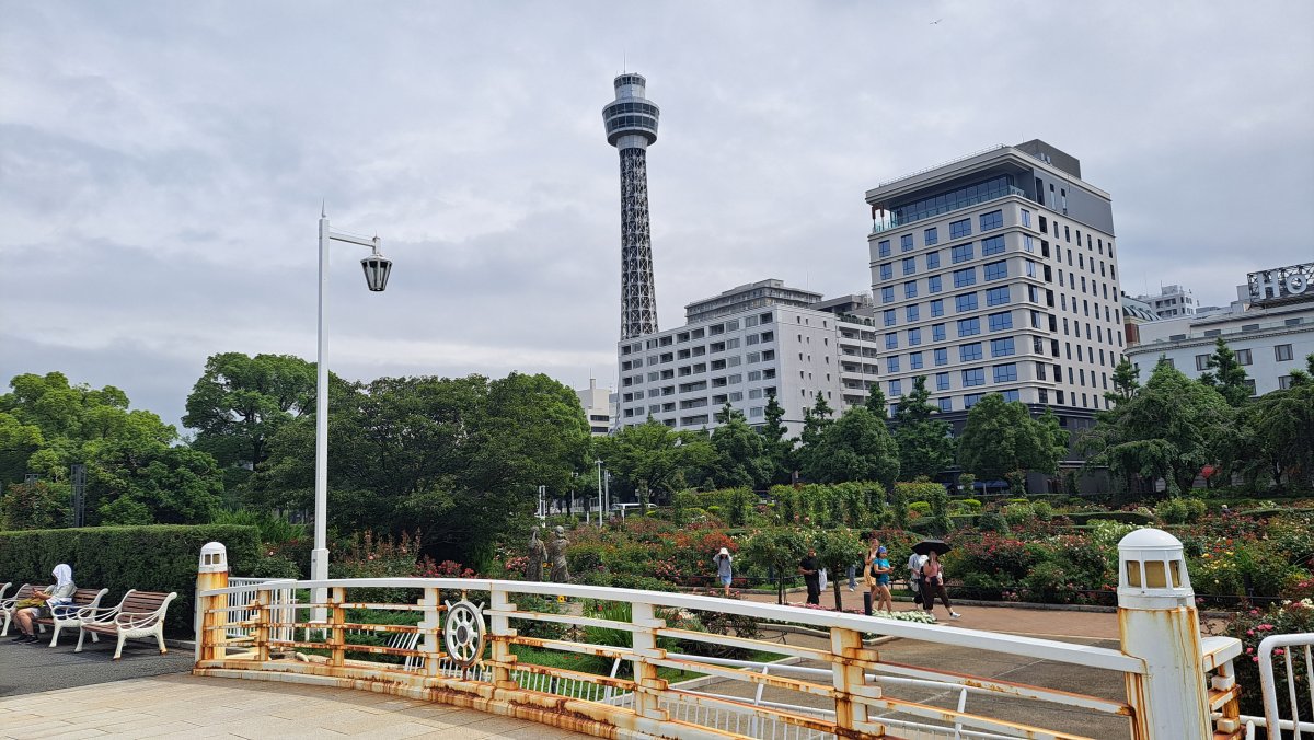 The view from Yamashita Park