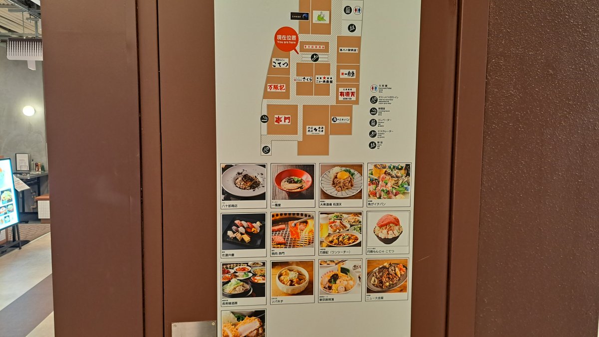List of Restaurants at ROKU Bar Tsudanuma