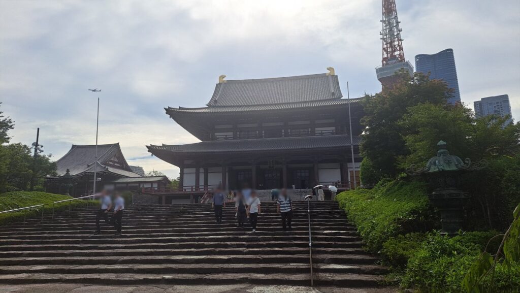 The Great Hall (Main Hall) of Zōjō-ji Temple