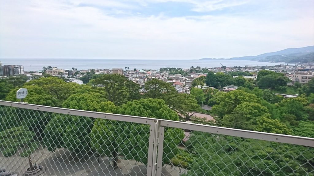 小田原城からの風景