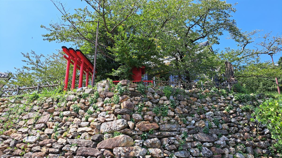 登城途中の情景