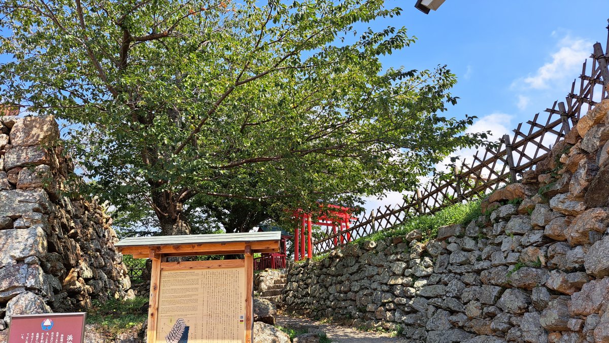 登城途中の情景