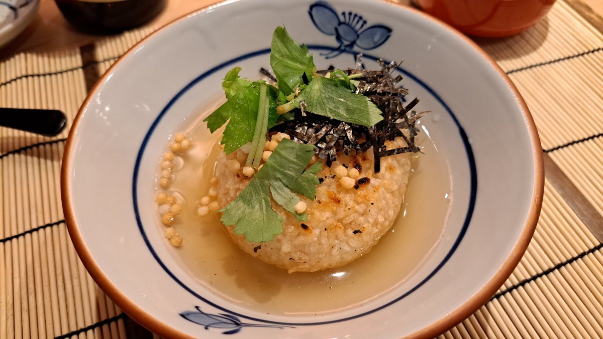 焼きおにぎり茶漬け