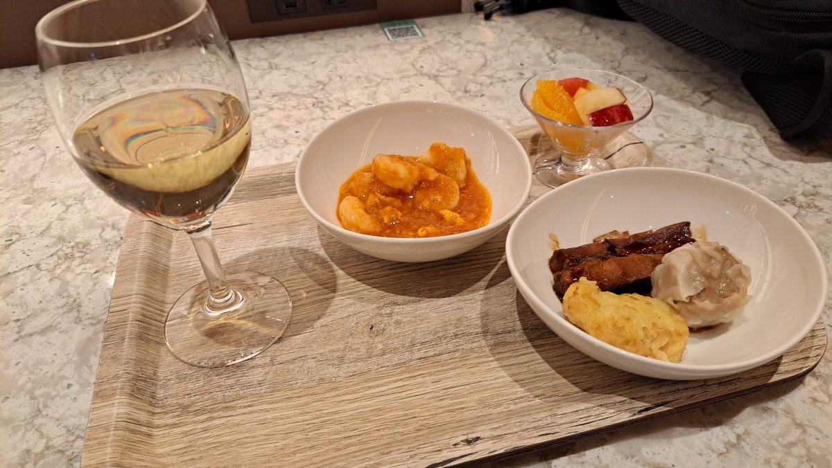 「KIX Lounge Premium」で食べたもの