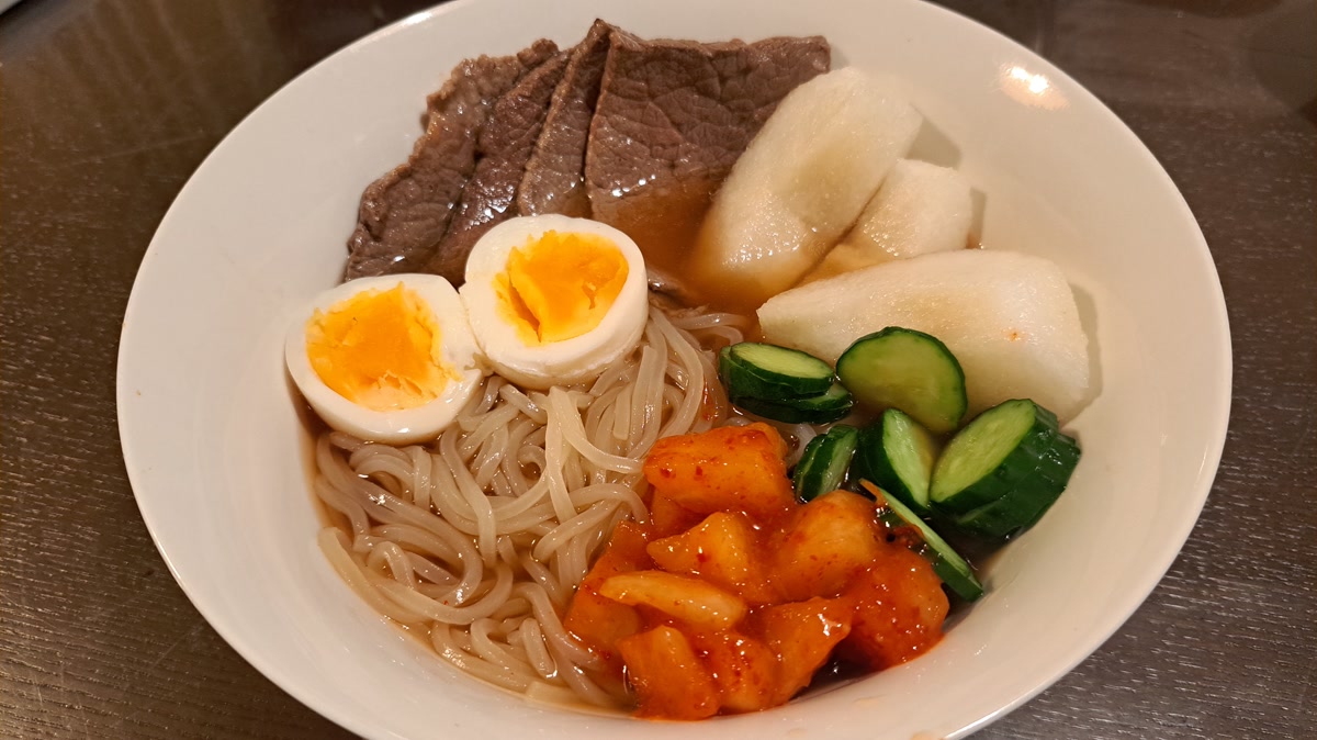 市販の盛岡冷麺 完成